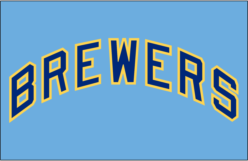 Milwaukee Brewers 1972-1977 Jersey Logo iron on transfers for clothing...